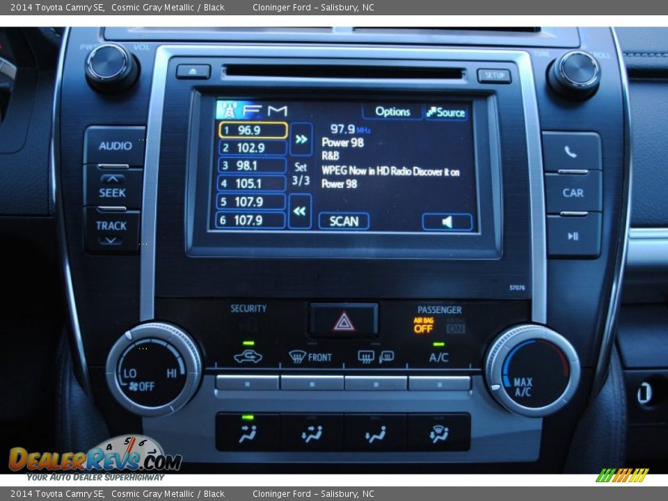 2014 Toyota Camry SE Cosmic Gray Metallic / Black Photo #13