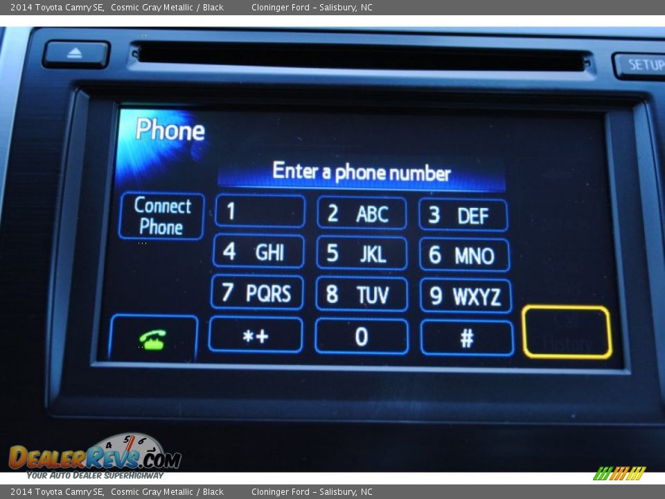 2014 Toyota Camry SE Cosmic Gray Metallic / Black Photo #14