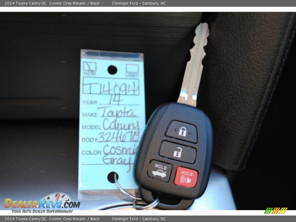 2014 Toyota Camry SE Cosmic Gray Metallic / Black Photo #23