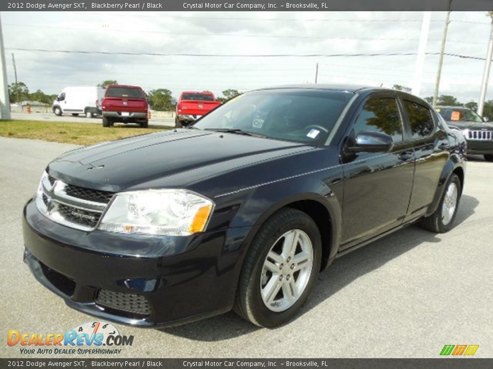 2012 Dodge Avenger SXT Blackberry Pearl / Black Photo #1