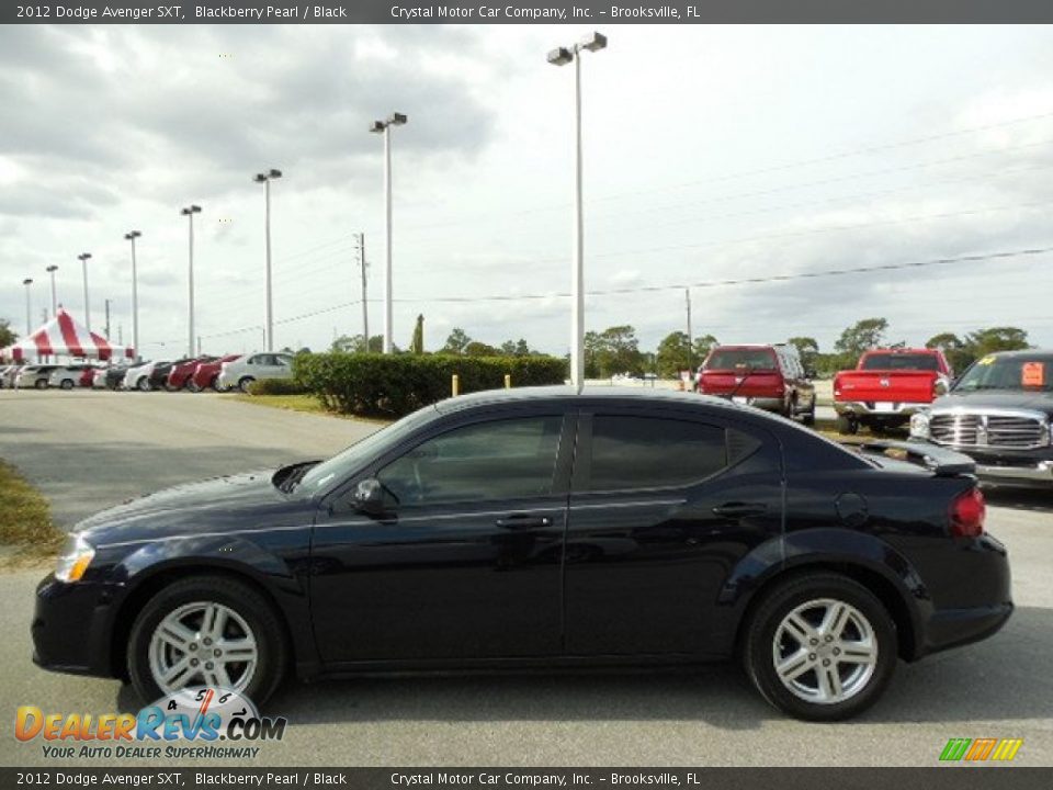 2012 Dodge Avenger SXT Blackberry Pearl / Black Photo #2