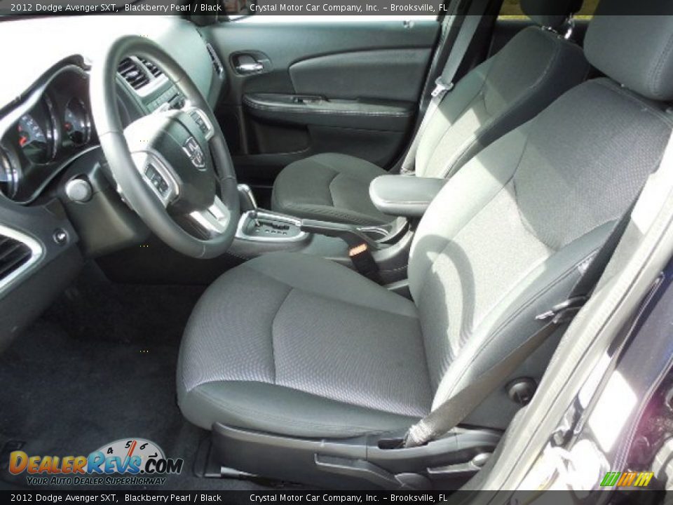 2012 Dodge Avenger SXT Blackberry Pearl / Black Photo #4