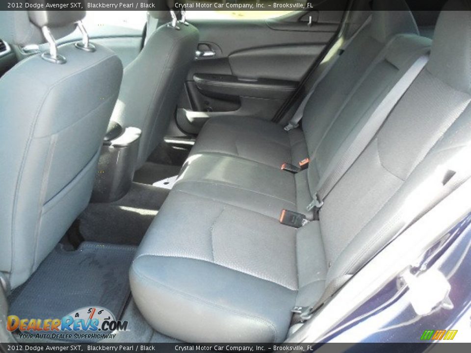 2012 Dodge Avenger SXT Blackberry Pearl / Black Photo #5