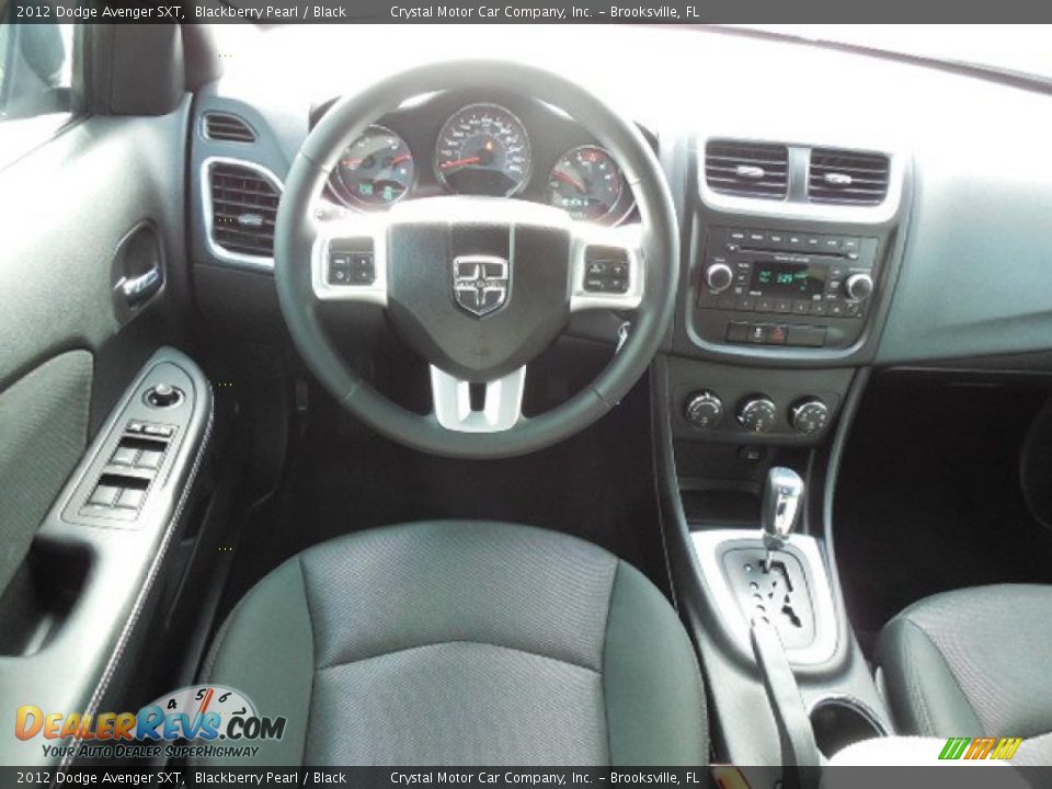2012 Dodge Avenger SXT Blackberry Pearl / Black Photo #6