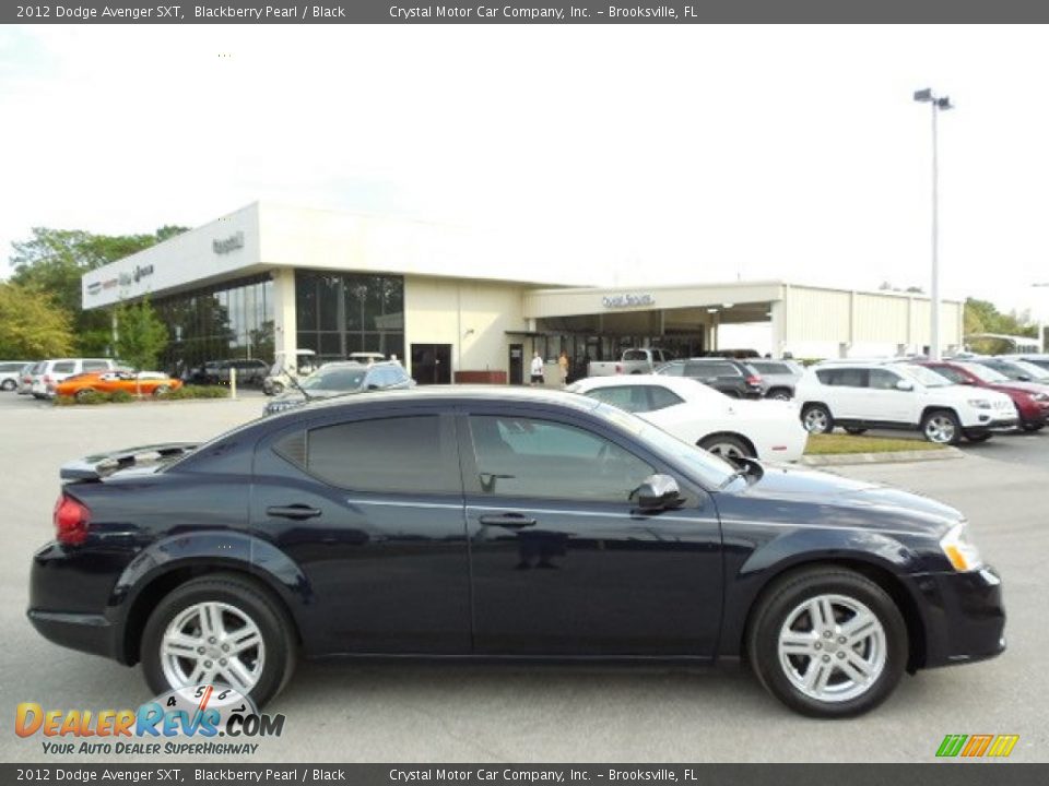 2012 Dodge Avenger SXT Blackberry Pearl / Black Photo #9