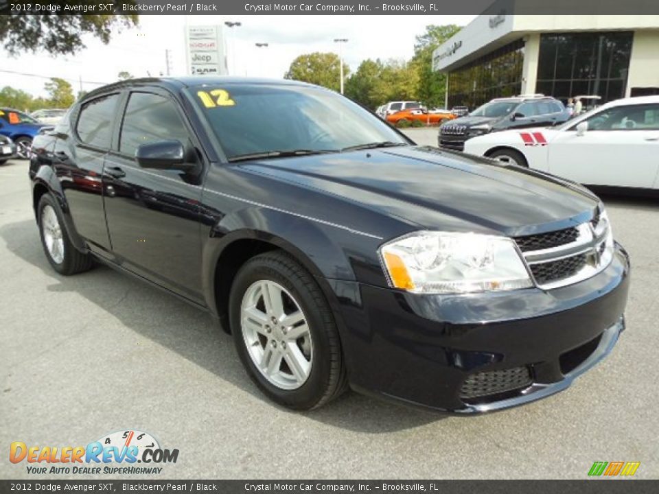 2012 Dodge Avenger SXT Blackberry Pearl / Black Photo #10