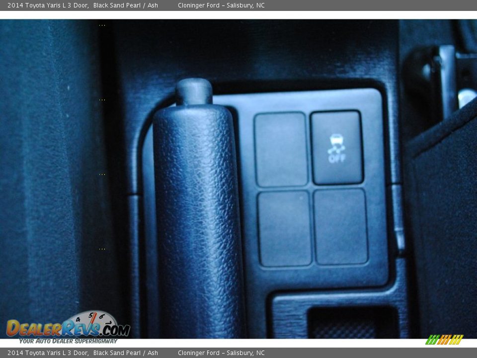 2014 Toyota Yaris L 3 Door Black Sand Pearl / Ash Photo #17