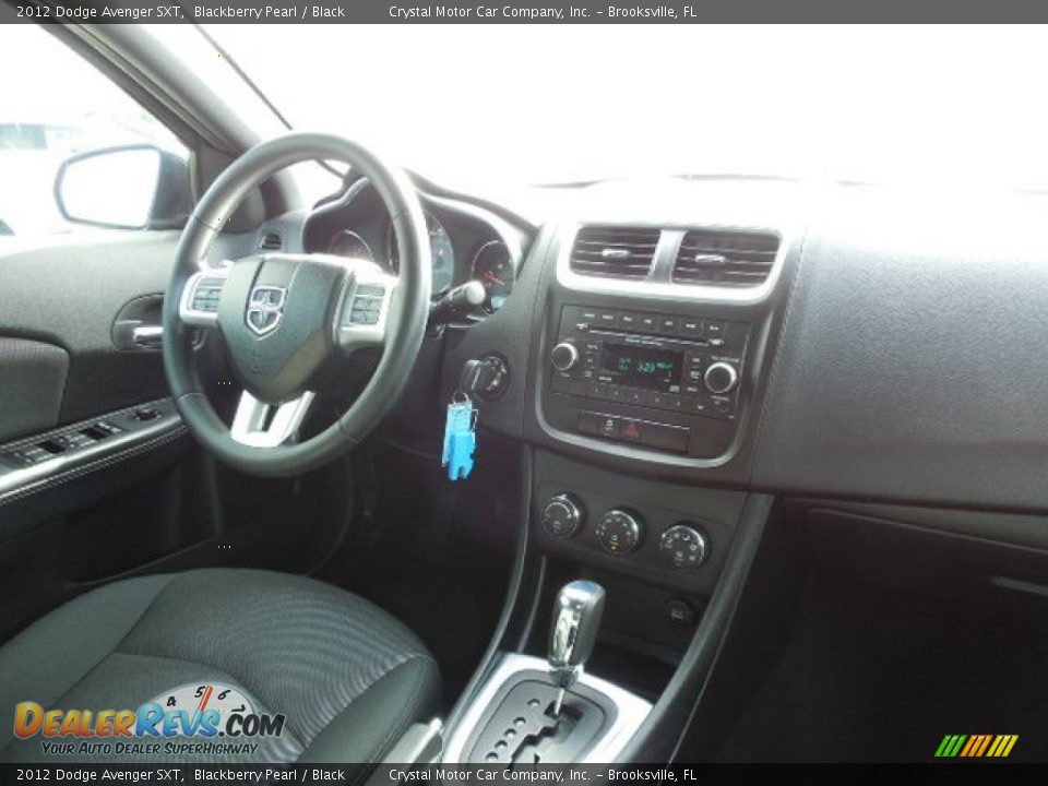 2012 Dodge Avenger SXT Blackberry Pearl / Black Photo #11