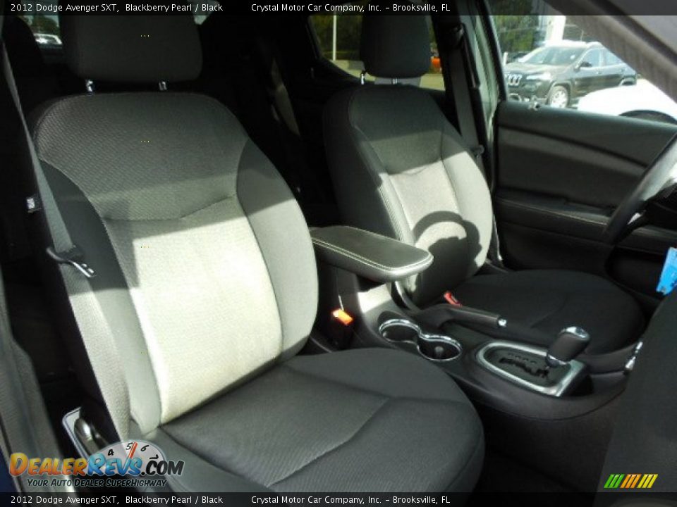 2012 Dodge Avenger SXT Blackberry Pearl / Black Photo #12