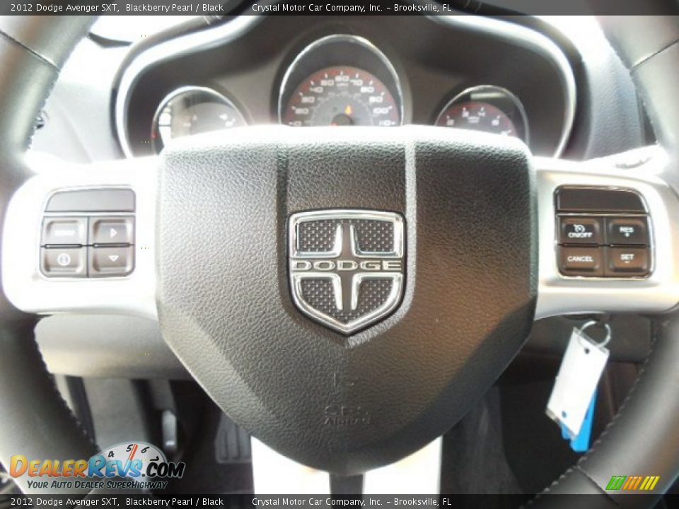 2012 Dodge Avenger SXT Blackberry Pearl / Black Photo #21