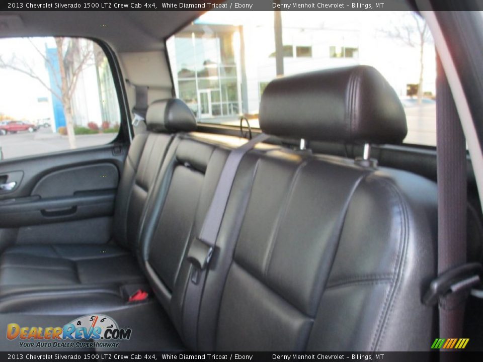 2013 Chevrolet Silverado 1500 LTZ Crew Cab 4x4 White Diamond Tricoat / Ebony Photo #9