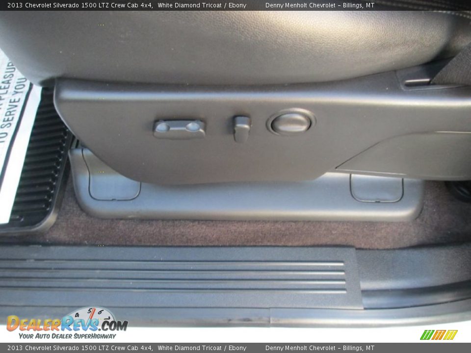 2013 Chevrolet Silverado 1500 LTZ Crew Cab 4x4 White Diamond Tricoat / Ebony Photo #13