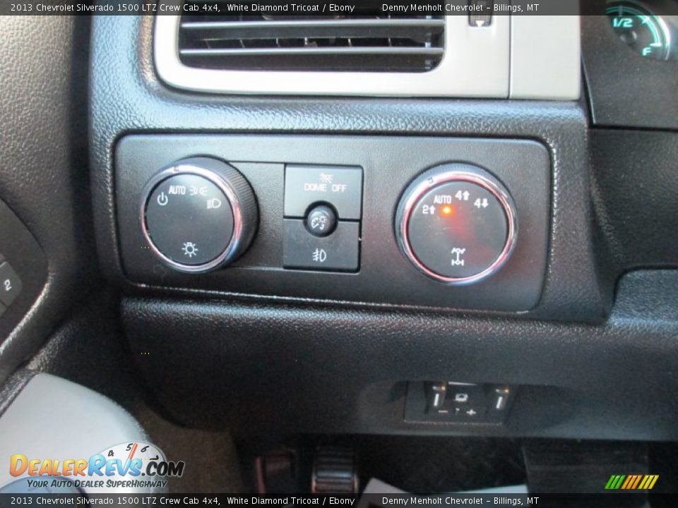 2013 Chevrolet Silverado 1500 LTZ Crew Cab 4x4 White Diamond Tricoat / Ebony Photo #14
