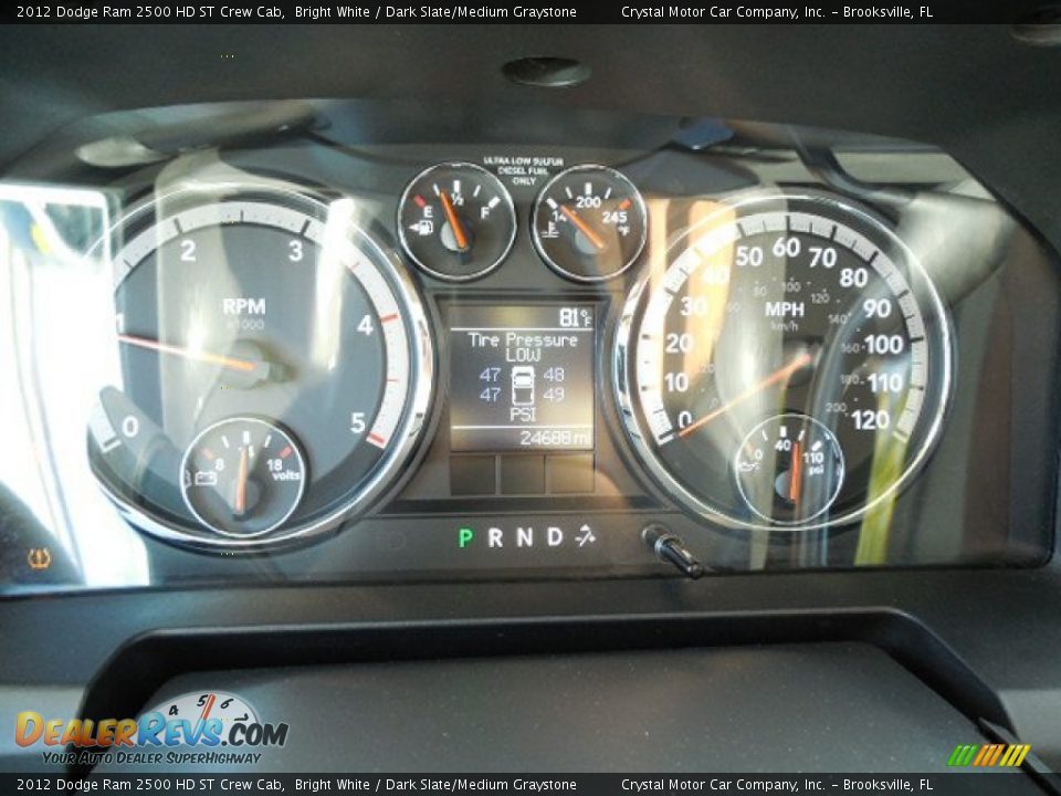 2012 Dodge Ram 2500 HD ST Crew Cab Bright White / Dark Slate/Medium Graystone Photo #18