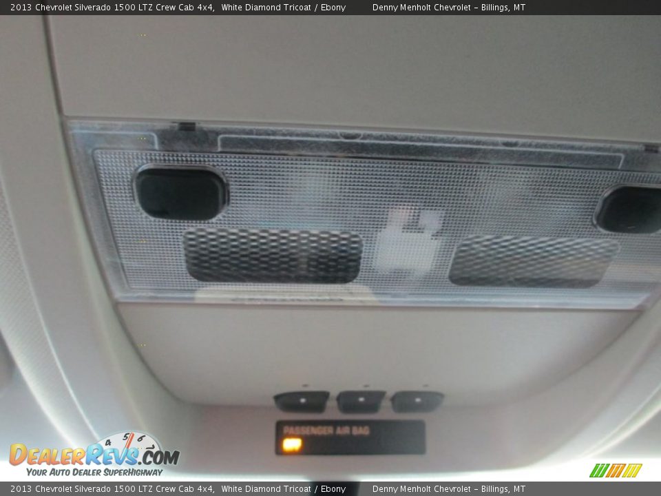 2013 Chevrolet Silverado 1500 LTZ Crew Cab 4x4 White Diamond Tricoat / Ebony Photo #18