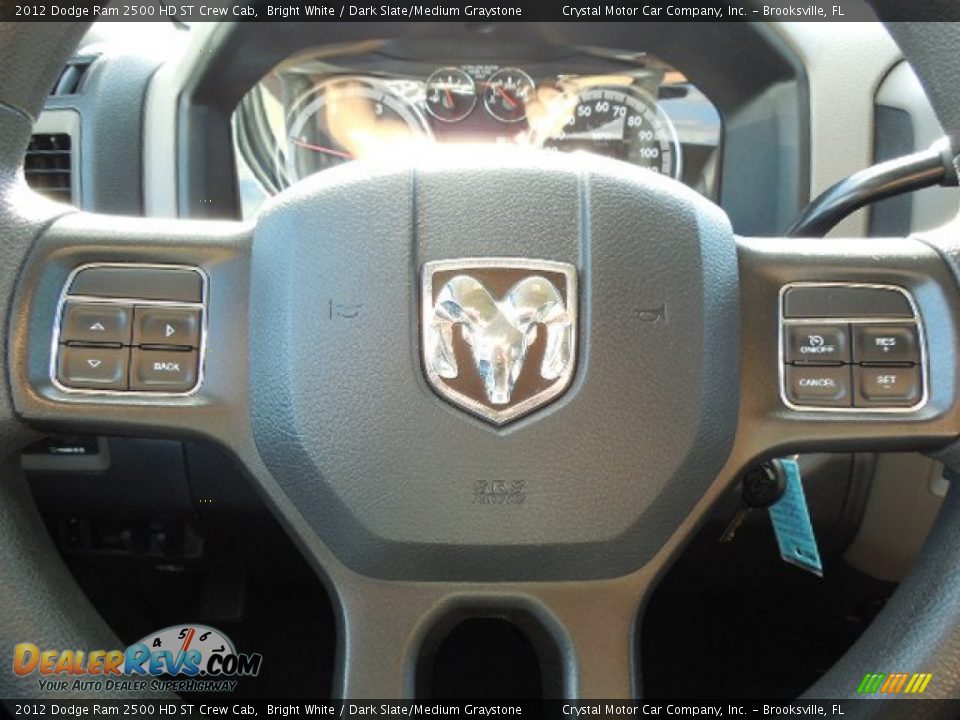 2012 Dodge Ram 2500 HD ST Crew Cab Bright White / Dark Slate/Medium Graystone Photo #21