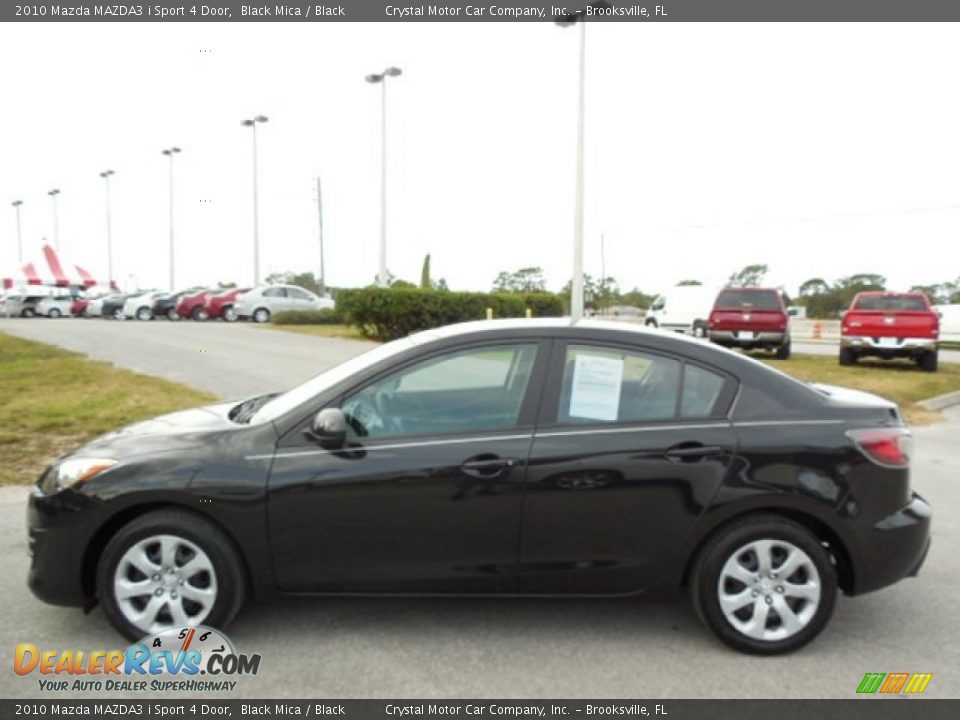 2010 Mazda MAZDA3 i Sport 4 Door Black Mica / Black Photo #2
