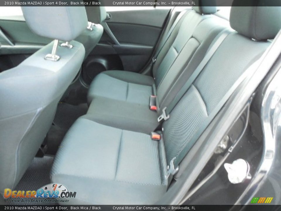 2010 Mazda MAZDA3 i Sport 4 Door Black Mica / Black Photo #5
