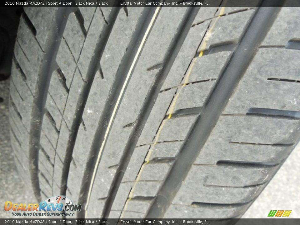 2010 Mazda MAZDA3 i Sport 4 Door Black Mica / Black Photo #15