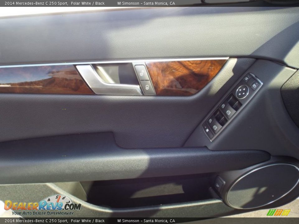 2014 Mercedes-Benz C 250 Sport Polar White / Black Photo #6