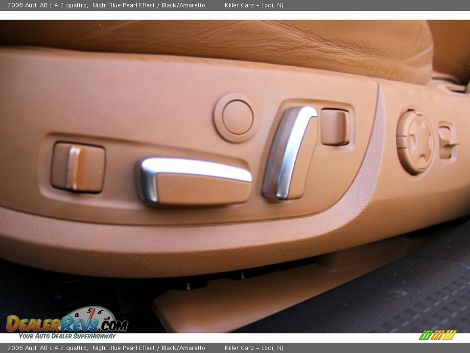 2006 Audi A8 L 4.2 quattro Night Blue Pearl Effect / Black/Amaretto Photo #14