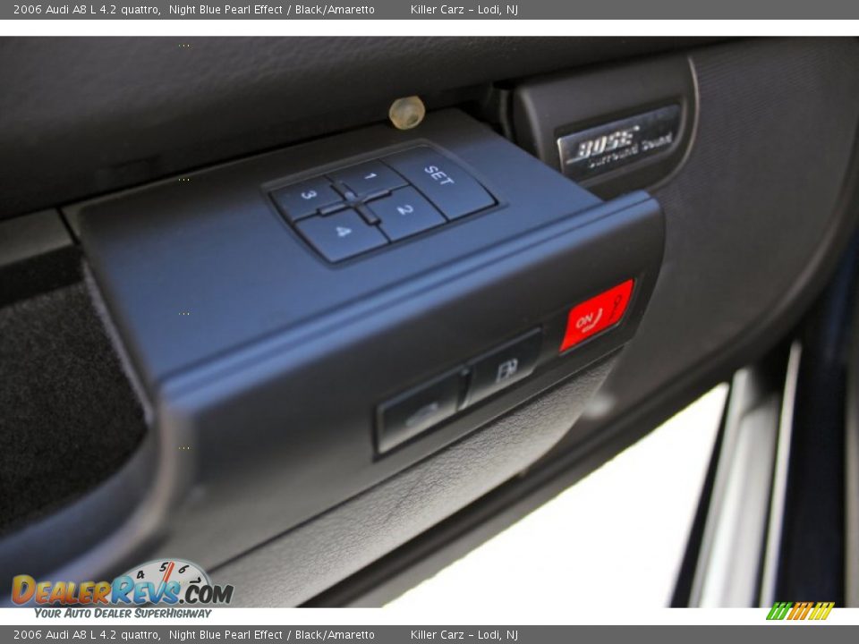 2006 Audi A8 L 4.2 quattro Night Blue Pearl Effect / Black/Amaretto Photo #17