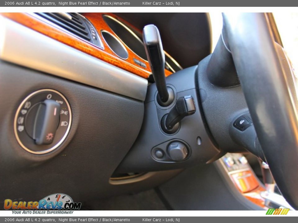 2006 Audi A8 L 4.2 quattro Night Blue Pearl Effect / Black/Amaretto Photo #18
