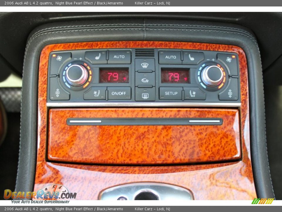 2006 Audi A8 L 4.2 quattro Night Blue Pearl Effect / Black/Amaretto Photo #21