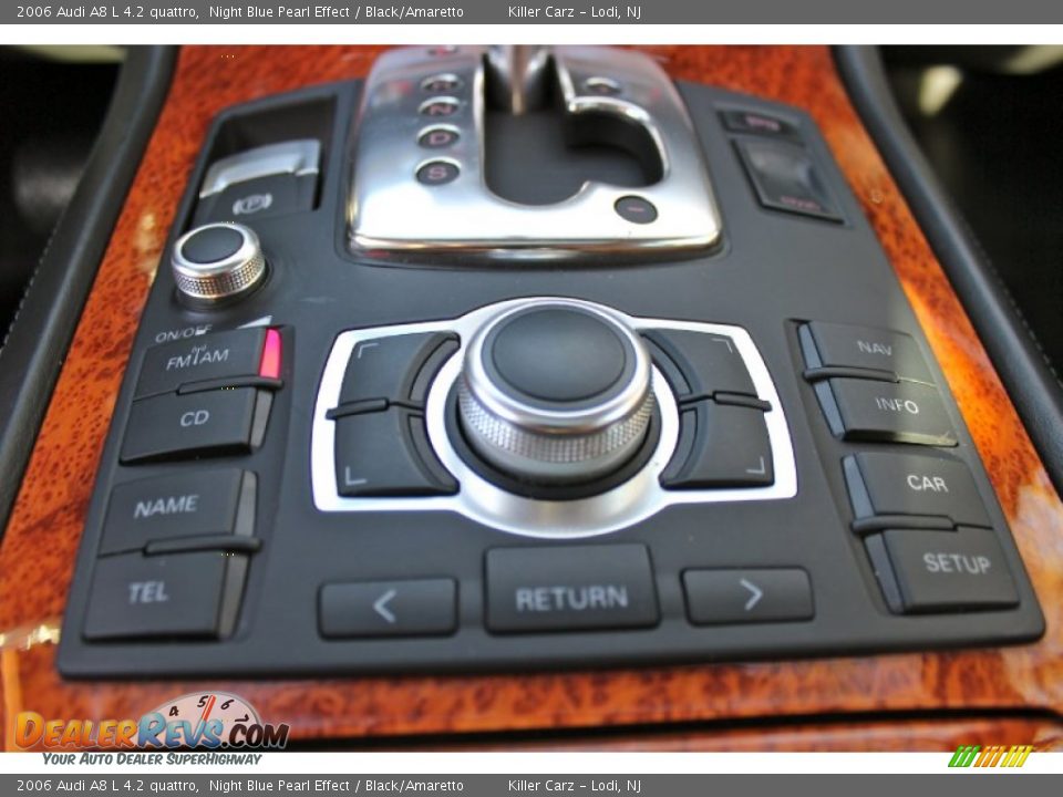 2006 Audi A8 L 4.2 quattro Night Blue Pearl Effect / Black/Amaretto Photo #23