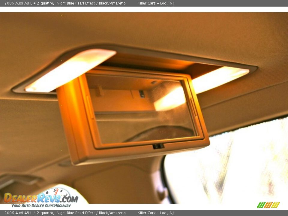 2006 Audi A8 L 4.2 quattro Night Blue Pearl Effect / Black/Amaretto Photo #28