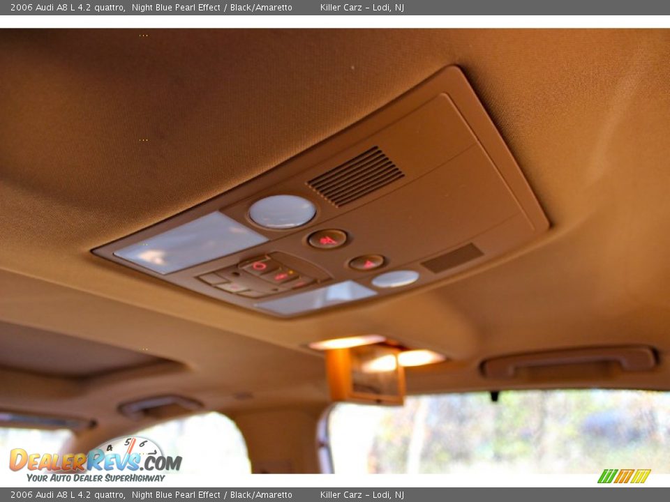 2006 Audi A8 L 4.2 quattro Night Blue Pearl Effect / Black/Amaretto Photo #29