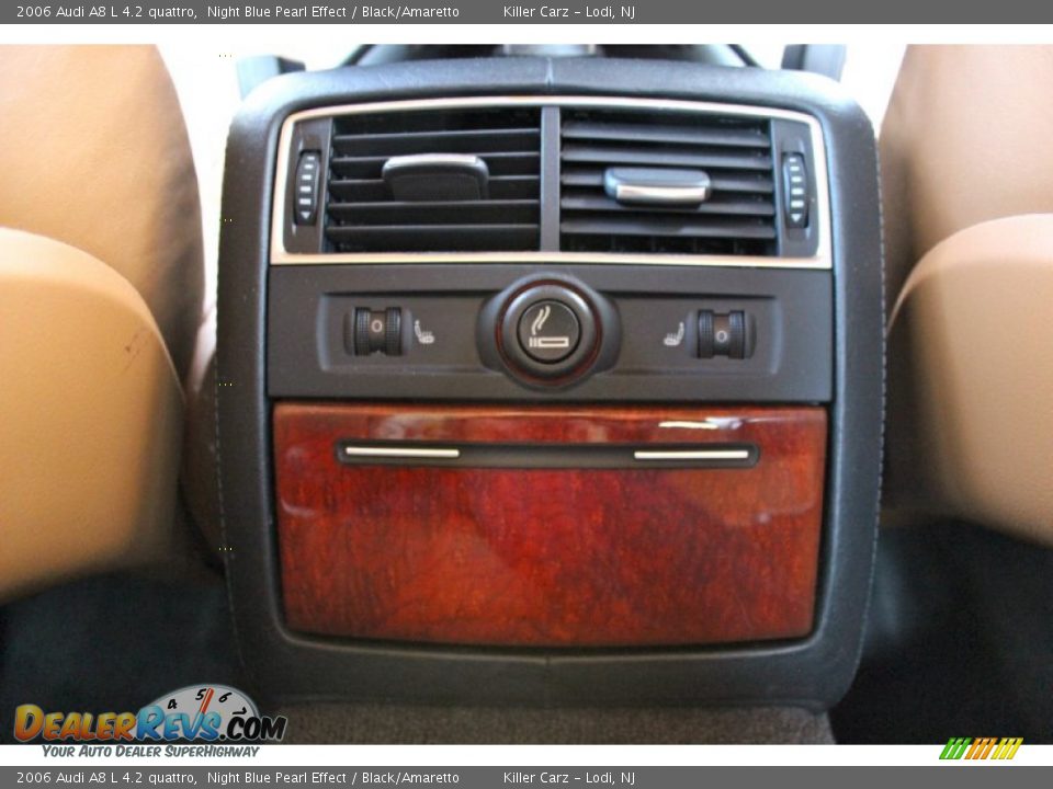 2006 Audi A8 L 4.2 quattro Night Blue Pearl Effect / Black/Amaretto Photo #30