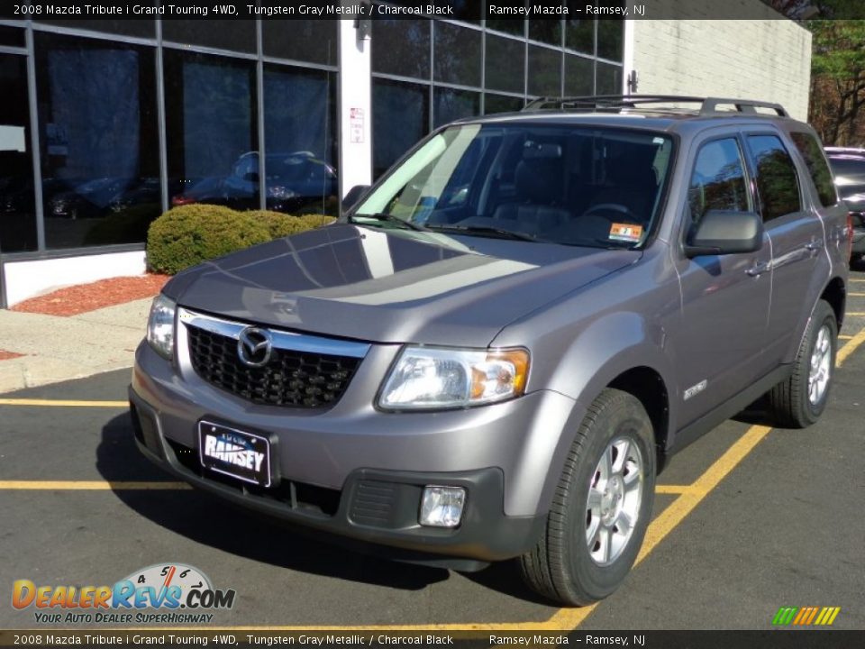 2008 Mazda Tribute i Grand Touring 4WD Tungsten Gray Metallic / Charcoal Black Photo #1