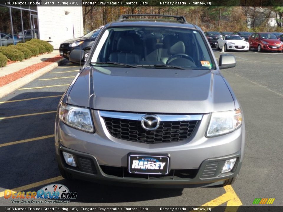 2008 Mazda Tribute i Grand Touring 4WD Tungsten Gray Metallic / Charcoal Black Photo #2