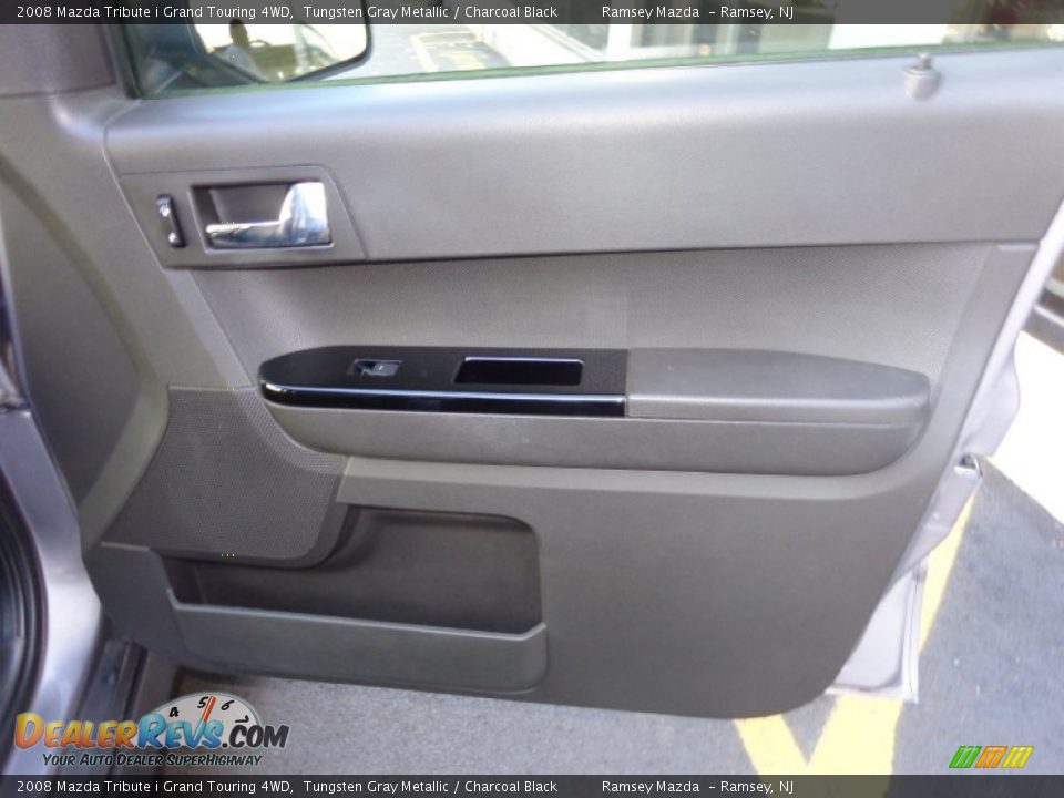 2008 Mazda Tribute i Grand Touring 4WD Tungsten Gray Metallic / Charcoal Black Photo #9