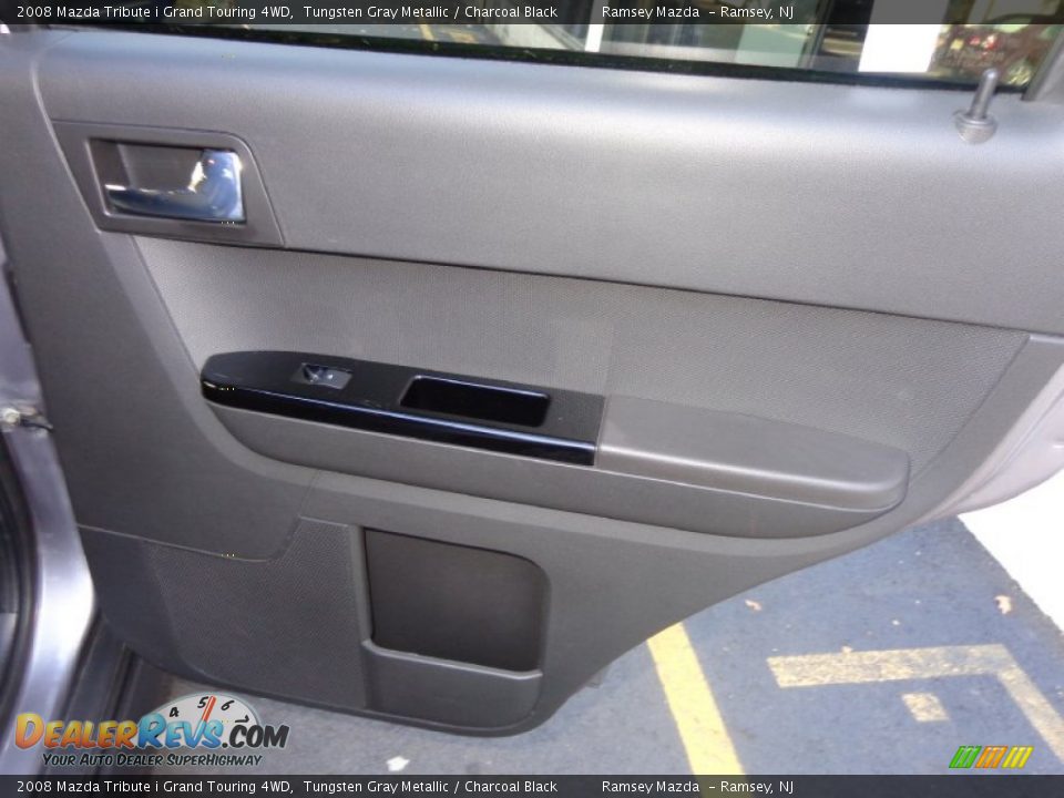 2008 Mazda Tribute i Grand Touring 4WD Tungsten Gray Metallic / Charcoal Black Photo #12