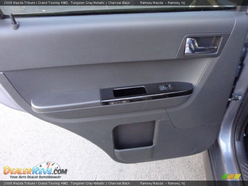 2008 Mazda Tribute i Grand Touring 4WD Tungsten Gray Metallic / Charcoal Black Photo #15