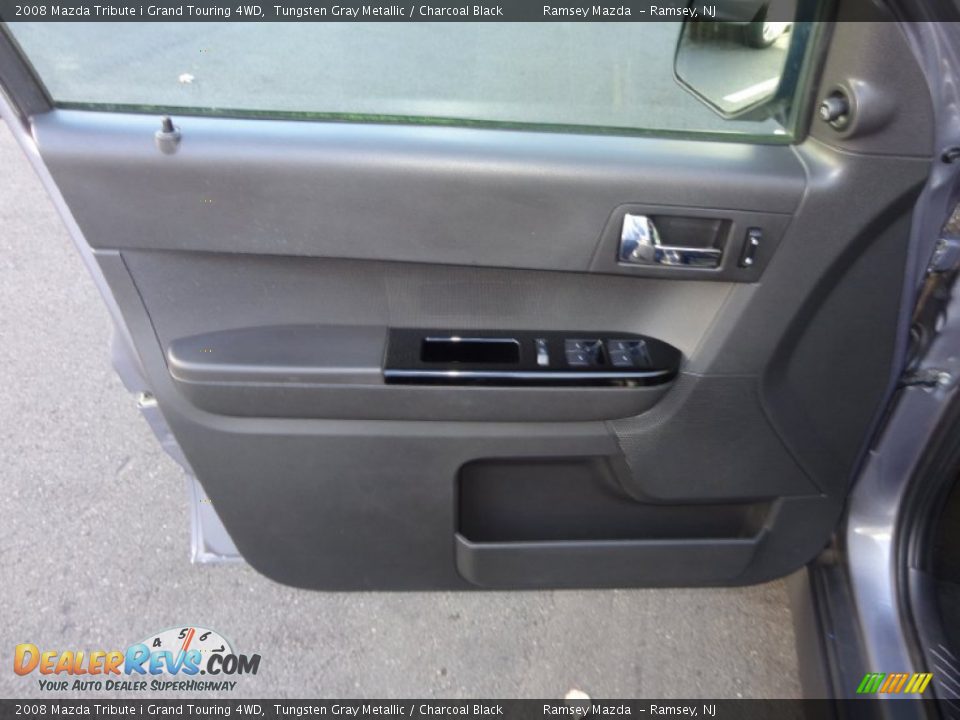 2008 Mazda Tribute i Grand Touring 4WD Tungsten Gray Metallic / Charcoal Black Photo #17