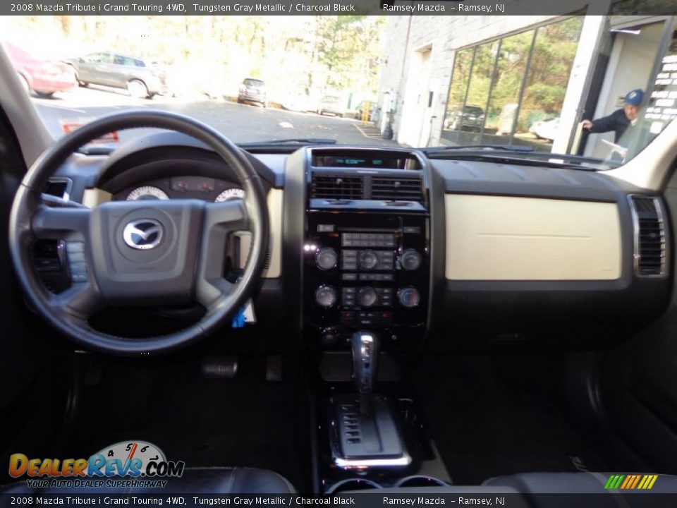 2008 Mazda Tribute i Grand Touring 4WD Tungsten Gray Metallic / Charcoal Black Photo #20