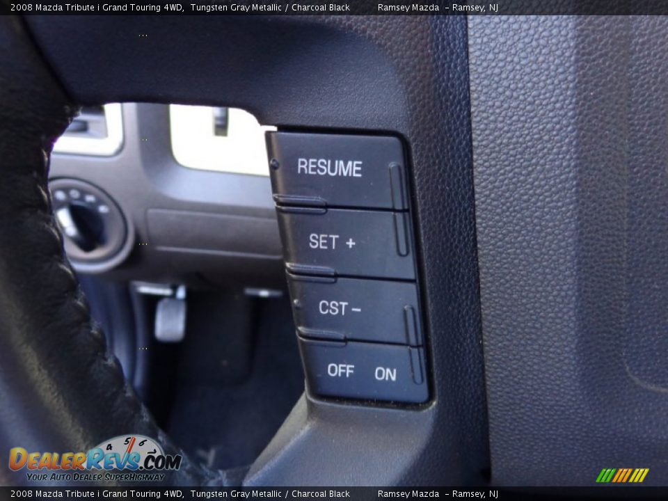 2008 Mazda Tribute i Grand Touring 4WD Tungsten Gray Metallic / Charcoal Black Photo #22