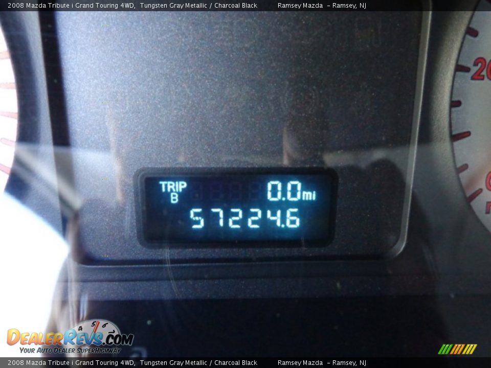 2008 Mazda Tribute i Grand Touring 4WD Tungsten Gray Metallic / Charcoal Black Photo #24