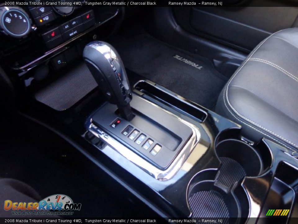 2008 Mazda Tribute i Grand Touring 4WD Tungsten Gray Metallic / Charcoal Black Photo #29