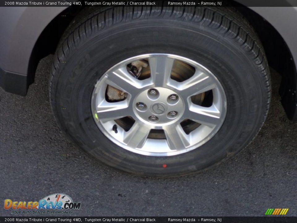 2008 Mazda Tribute i Grand Touring 4WD Tungsten Gray Metallic / Charcoal Black Photo #32