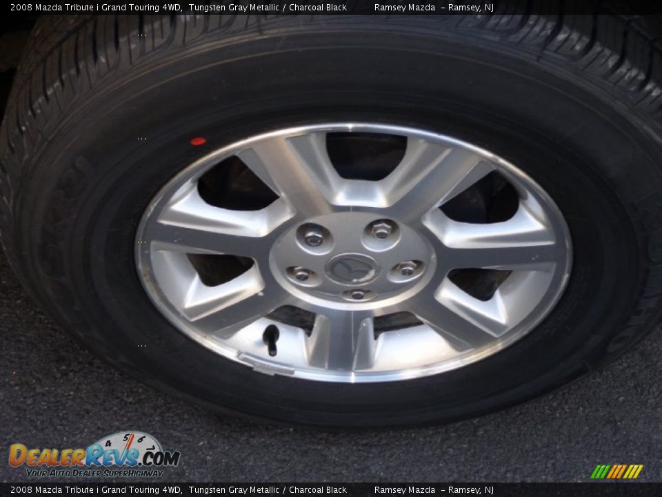 2008 Mazda Tribute i Grand Touring 4WD Tungsten Gray Metallic / Charcoal Black Photo #33
