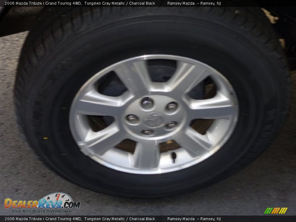 2008 Mazda Tribute i Grand Touring 4WD Tungsten Gray Metallic / Charcoal Black Photo #34