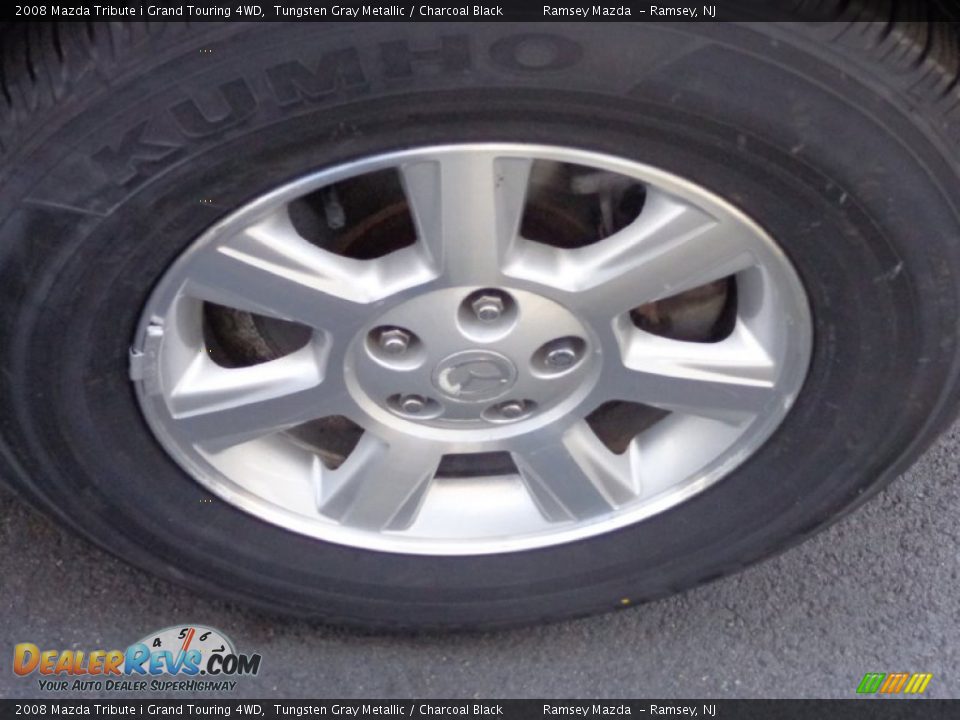 2008 Mazda Tribute i Grand Touring 4WD Tungsten Gray Metallic / Charcoal Black Photo #35