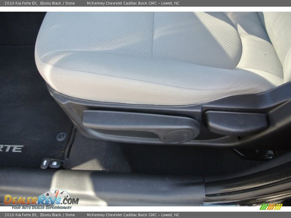 2010 Kia Forte EX Ebony Black / Stone Photo #9