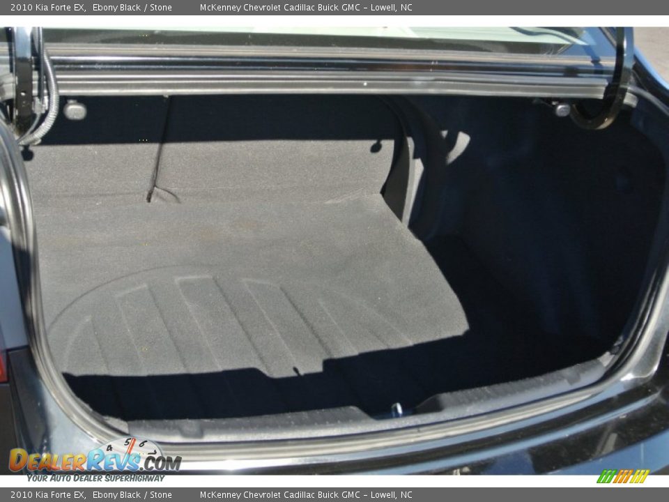 2010 Kia Forte EX Ebony Black / Stone Photo #19