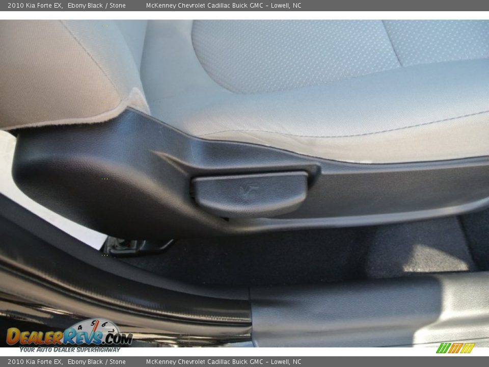 2010 Kia Forte EX Ebony Black / Stone Photo #21