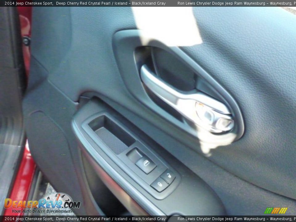 2014 Jeep Cherokee Sport Deep Cherry Red Crystal Pearl / Iceland - Black/Iceland Gray Photo #8